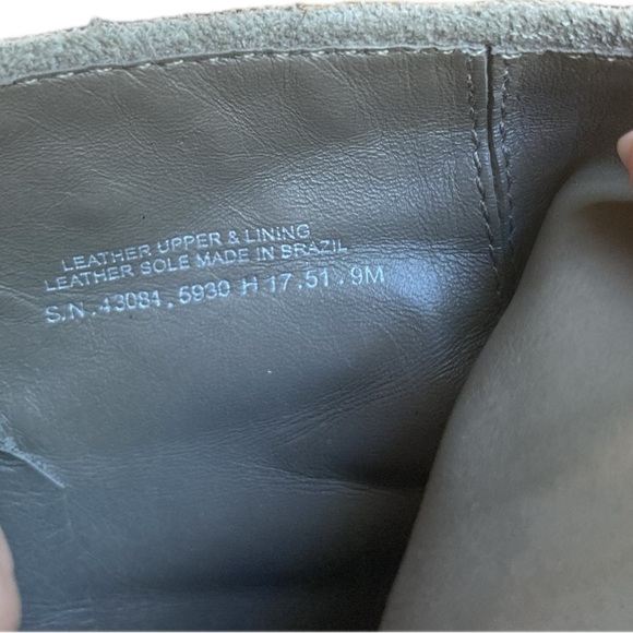 Tory Burch Ankle Booties - Suede. Olive green for Fall. Like new. Size 9 - Picture 3 of 7